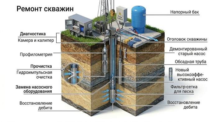 Ремонт скважин в Кирово-Чепецке